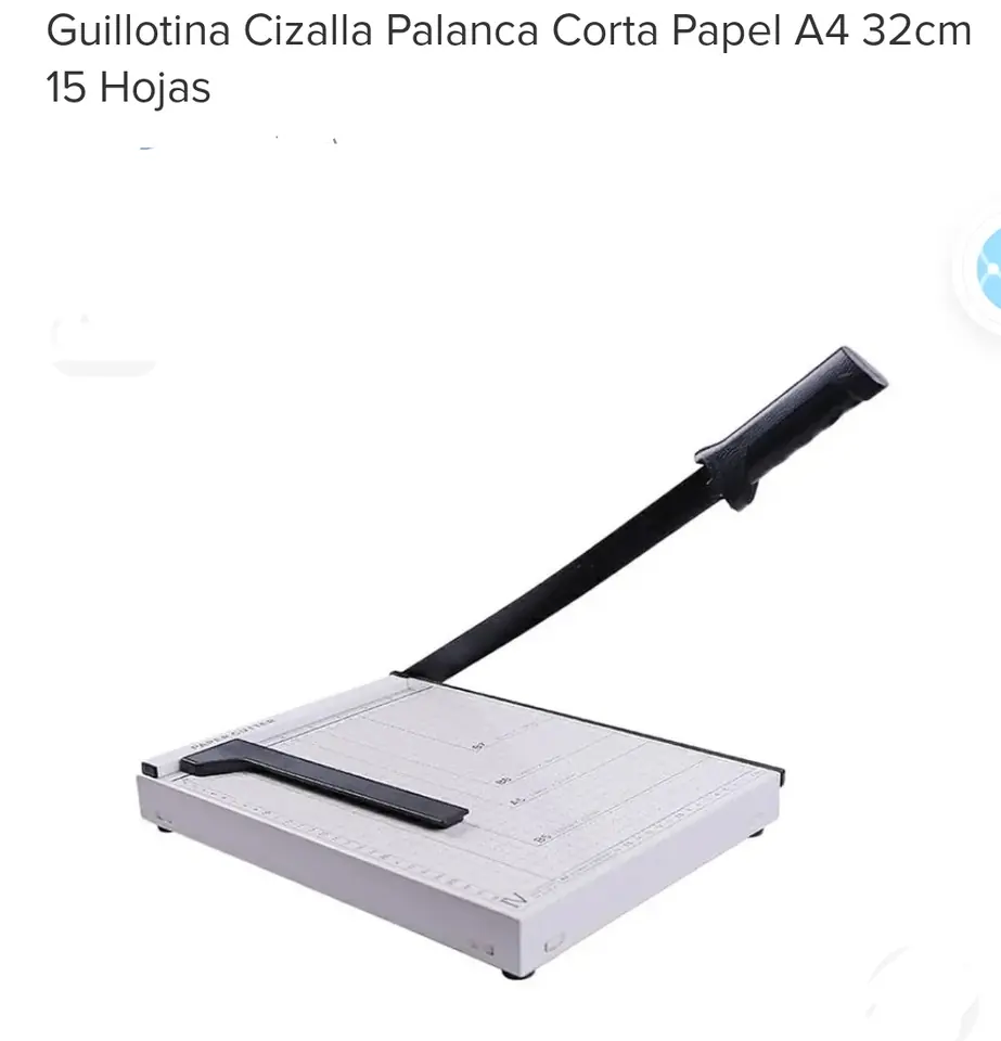 GUILLOTINA CIZALLA PALANCA METAL A4 (u1500)