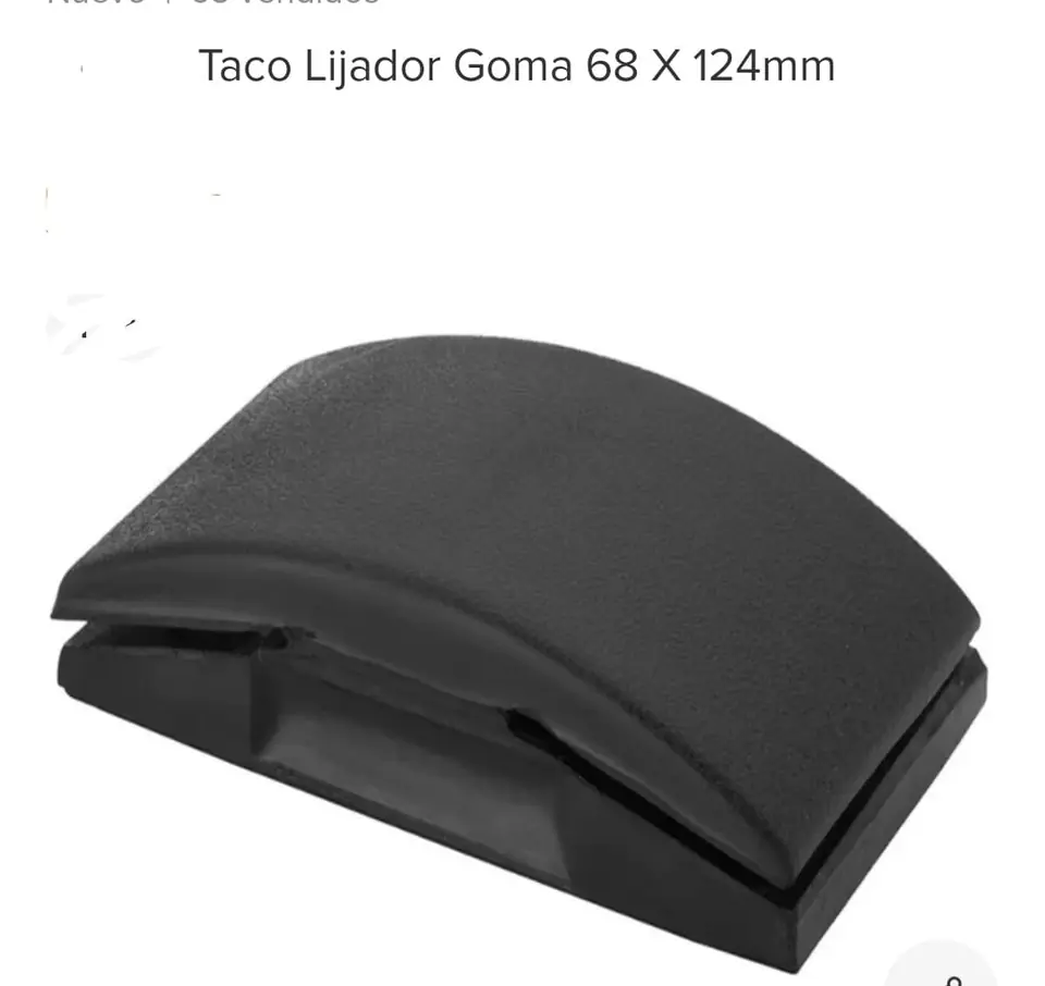 TACO LIJADOR GOMA 68*124MM(U150)