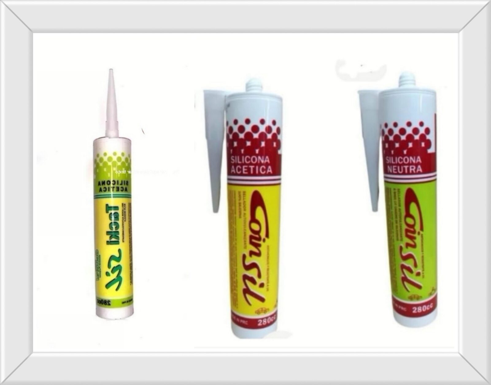 SILICONA SELLADOR NEUTRA TUBO X 280ML Coinsil/Tachisil (U260)