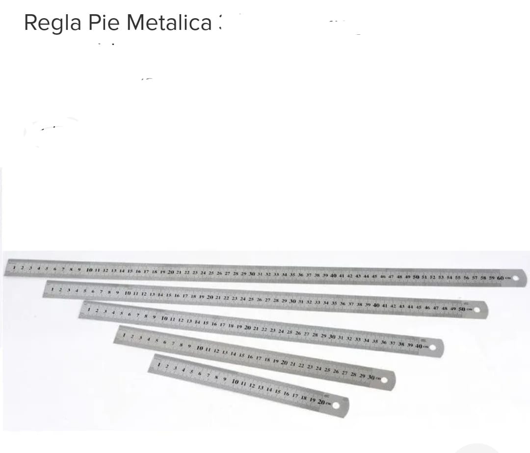 REGLA METALICA 20CM (U045)