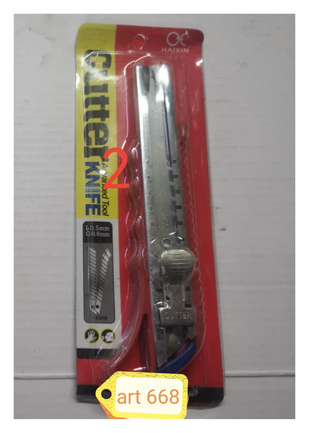 CUTTER 18MM CON TRABA METALICA (U048)