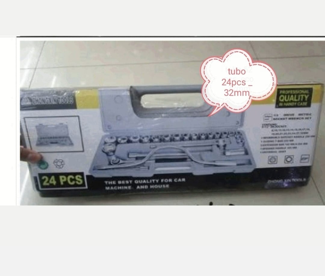 TUBO 24PCS HASTA 32MM (U1700)
