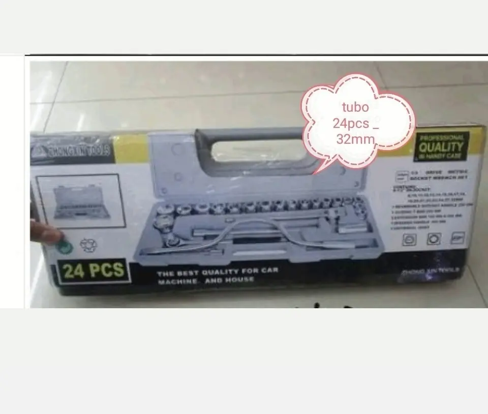 TUBO 24PCS HASTA 32MM (U1700)