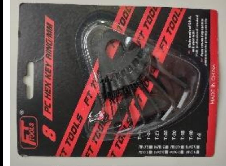 LLAVE TORX X8PCS LLAVERO ECO(U090)