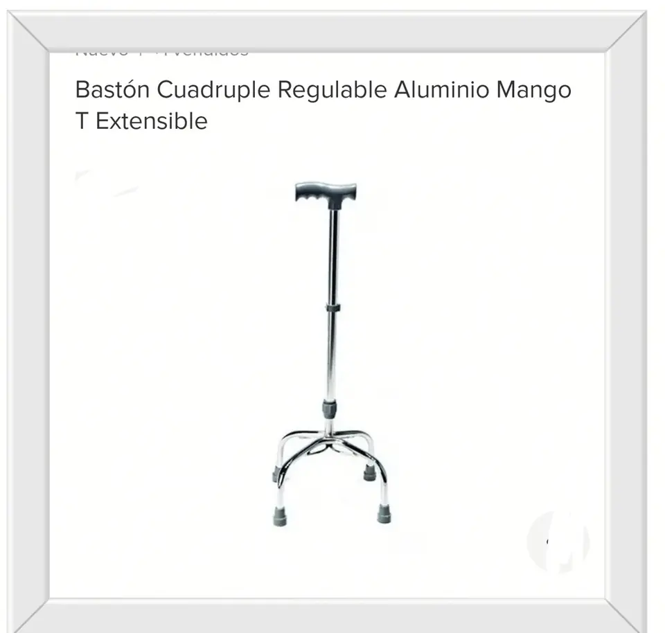 BASTÓN BASE CUÁDRUPLE REGULABLE (U800)