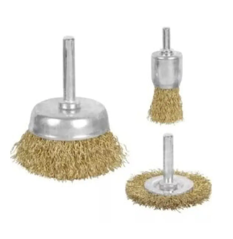 CEPILLO PARA TALADRO X 3PCS ECO (U145)