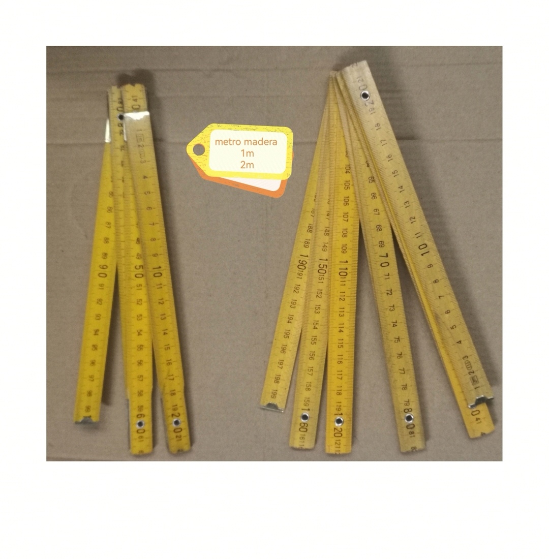 METRO PLEGABLE MADERA ECONOMICO 1M (U130)