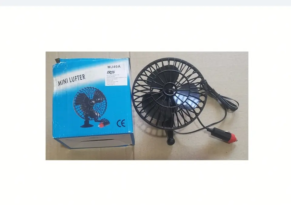 VENTILADOR AUTO PVC 4"  12V (U300)