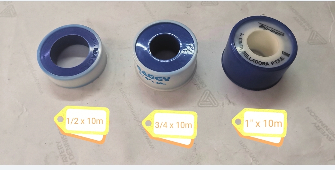 TEFLON  1/2X 12 PCS (U250)