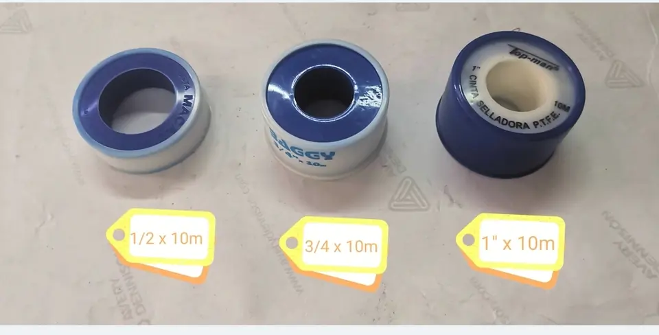 TEFLON  1/2X 12 PCS (U250)