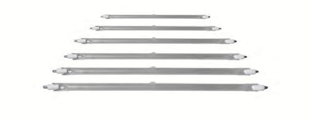 TUBO HALOGENA 400W PARA ESTUFA HALOGENA  26CM (U 150)