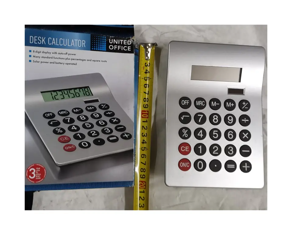 CALCULADORA SOLAR 8 DIGITOS