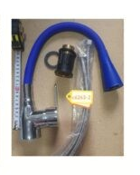 CANILLA MONOCOMANDO MESADA PICO FLEXIBLE EMBUDO (NEGRO/BLANCO/ROJO/AZUL)  U1600