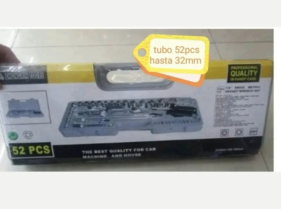 TUBO 52 PCS HASTA 32MM (U1800)