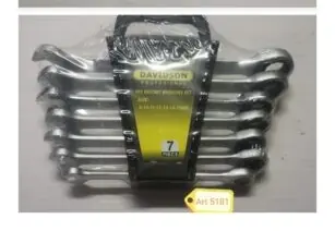 LLAVES CRIQUE CROMO VANADIO  DAVIDSON X7PCS (U2700)