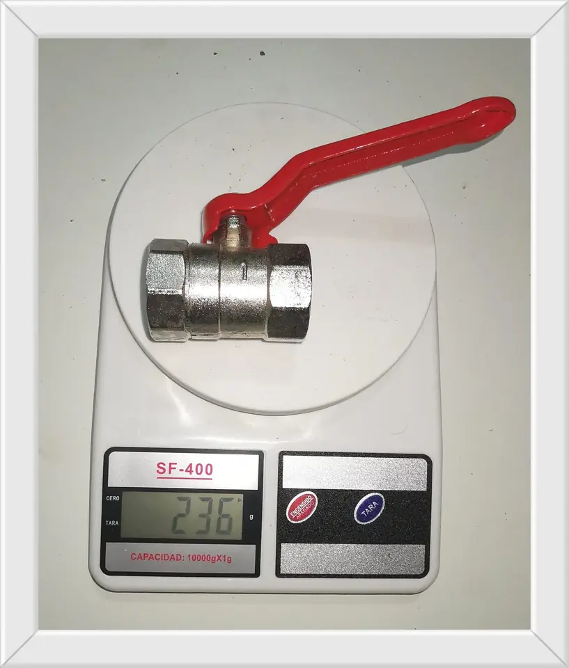 LLAVE DE PASO VALVULA ESFERICA 1" (U400)