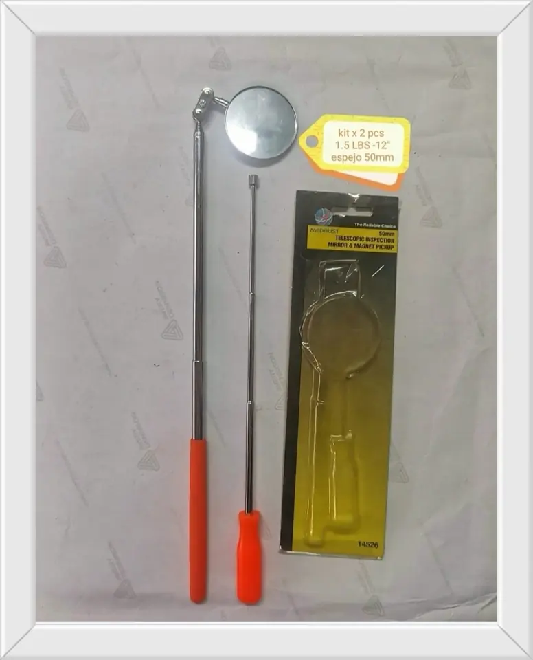PESCA TUERCAS 1.5 L CON ESPEJO DE 50MM (U220)