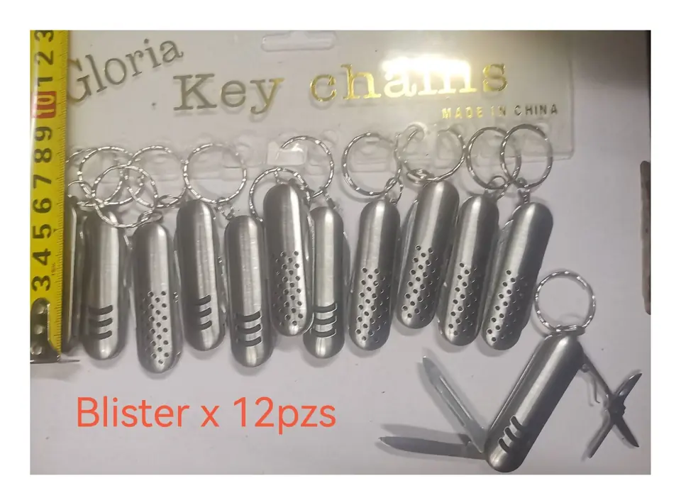 LLAVERO NAVAJA MULTIUSO  BLISTER X 12 UNIDADES (U350)