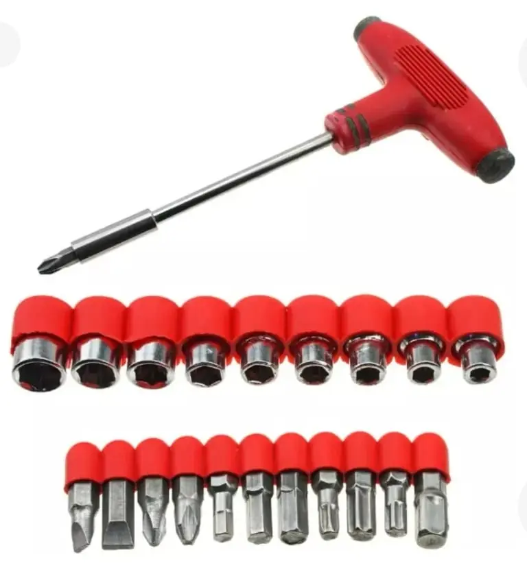 LLAVE T X 21PCS ENGOMADA (U180)