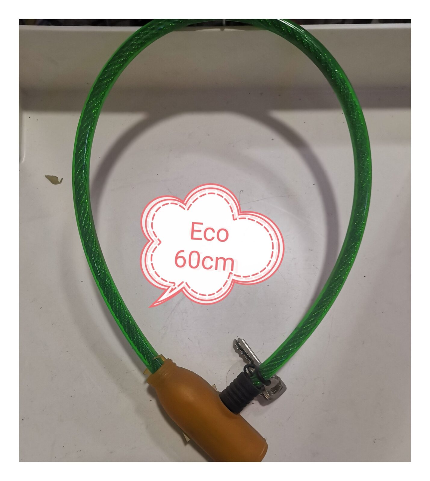 LINGA CABLE BICI 6mmx60cm COLOR (U80)