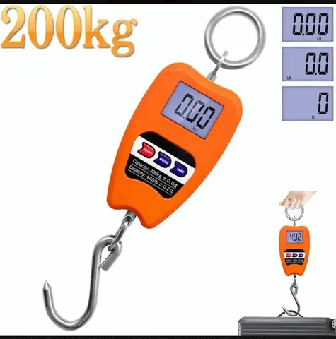 BALANZA 200KG DIGITAL LCD A PILA (U1090)