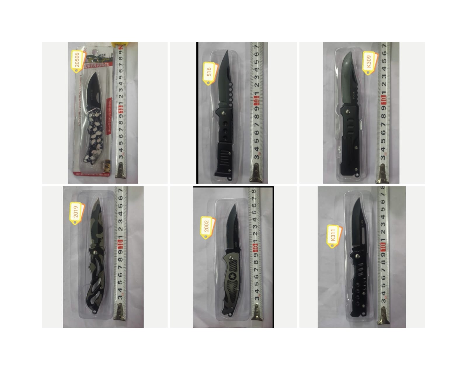 NAVAJA PLEGABLE EN BLISTER VARIOS MODELOS (U235)