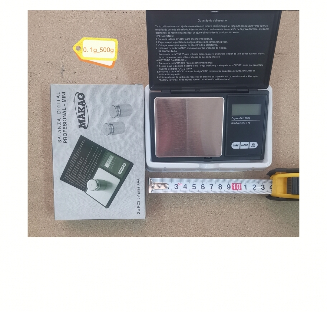 BALANZA DIGITAL JOYERO MACAO 0.1G-500G (u800)