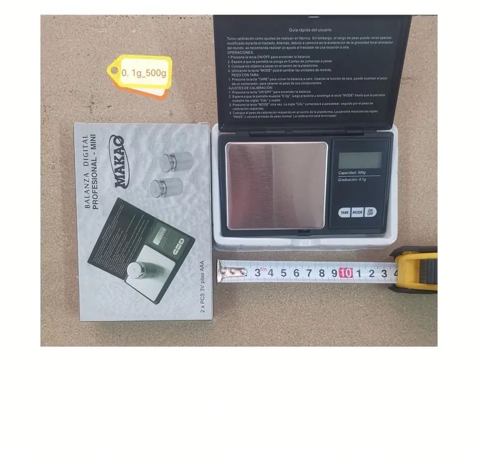 BALANZA DIGITAL JOYERO MACAO 0.1G-500G (u800)