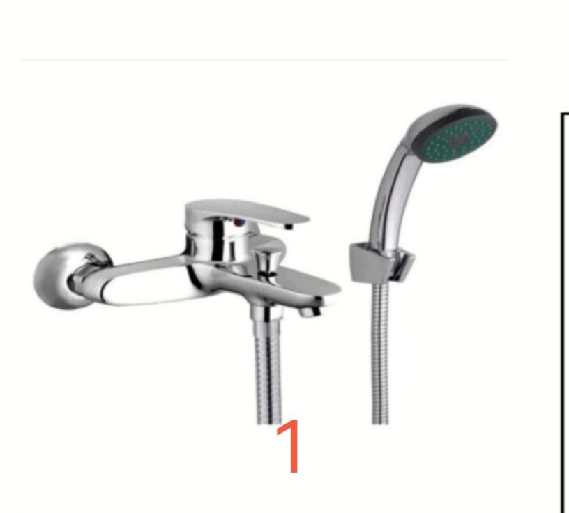 CANILLA MONO DUCHA CON TRANSFERENCIA CON MANGUERA COMPLETO (U1900)