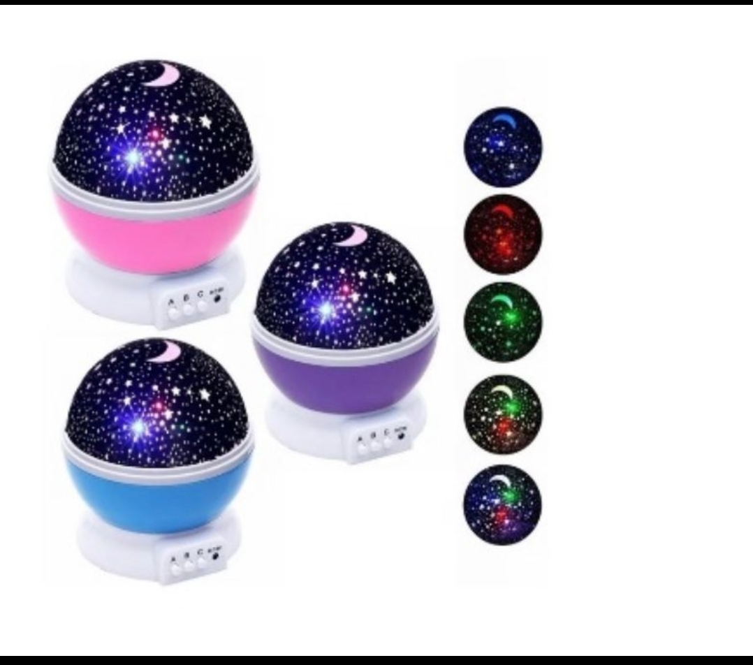 LAMPARA GIRATORIO ESTRELLAS  USB (U400)