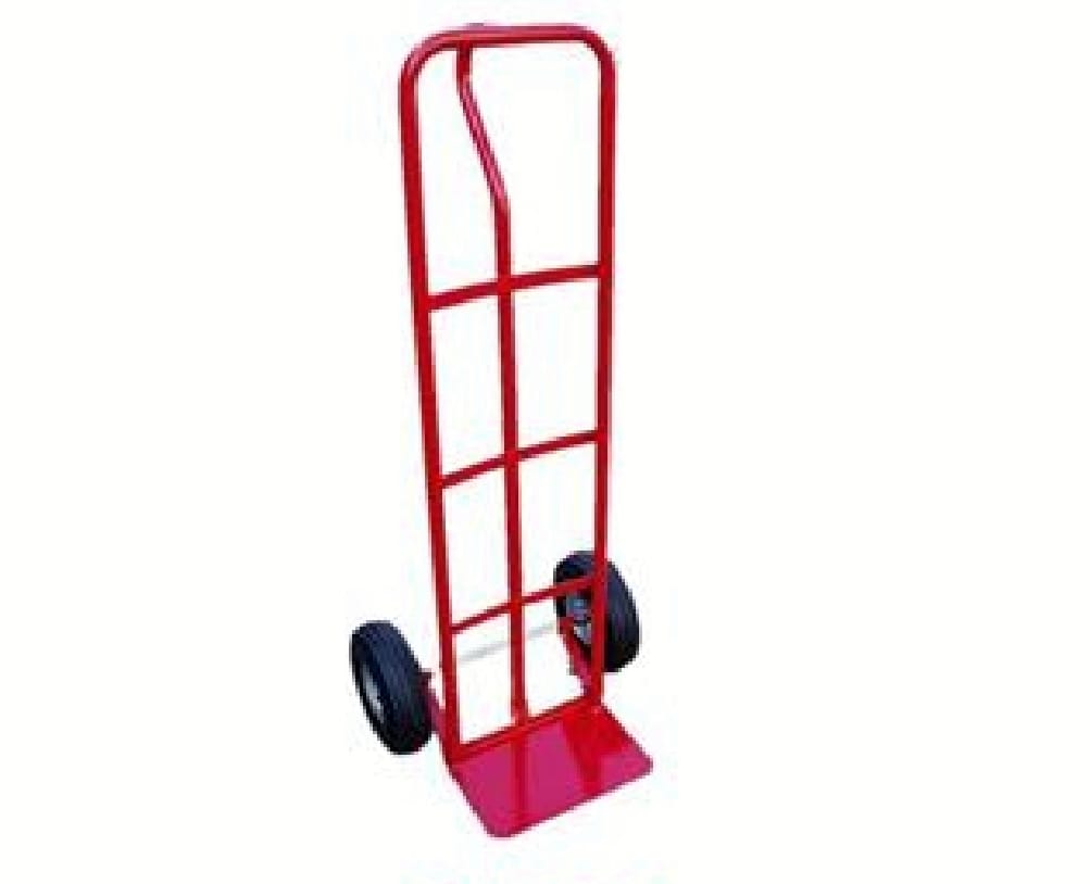 CARRO ROJO CARRETILLA RUEDAS NEUMATICAS(U3300)