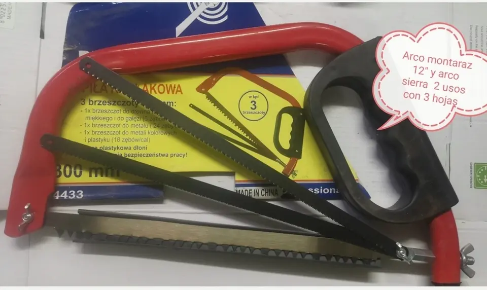 ARCO SIERRA 12" + ARCO MONTARAZ 12"  2 USOS (U500)