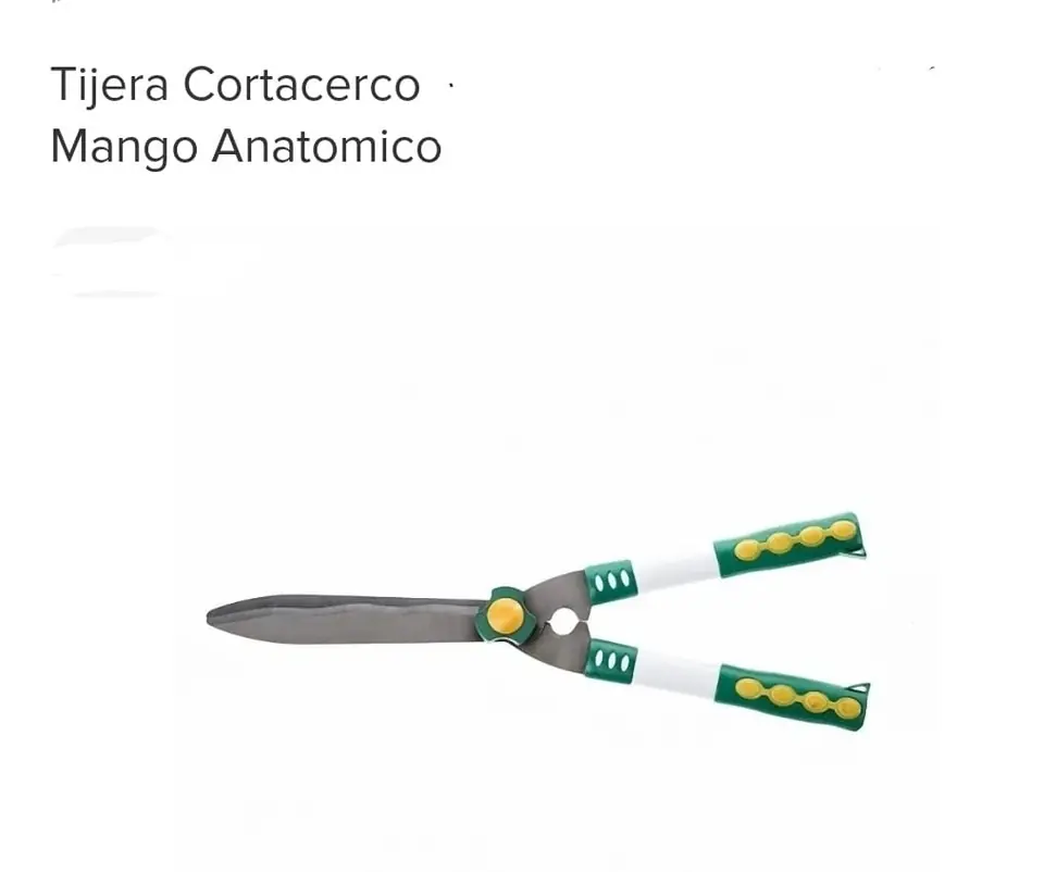 TIJERA CORTA CERCO ECO M/ VERDE ANATOMICO (U400)