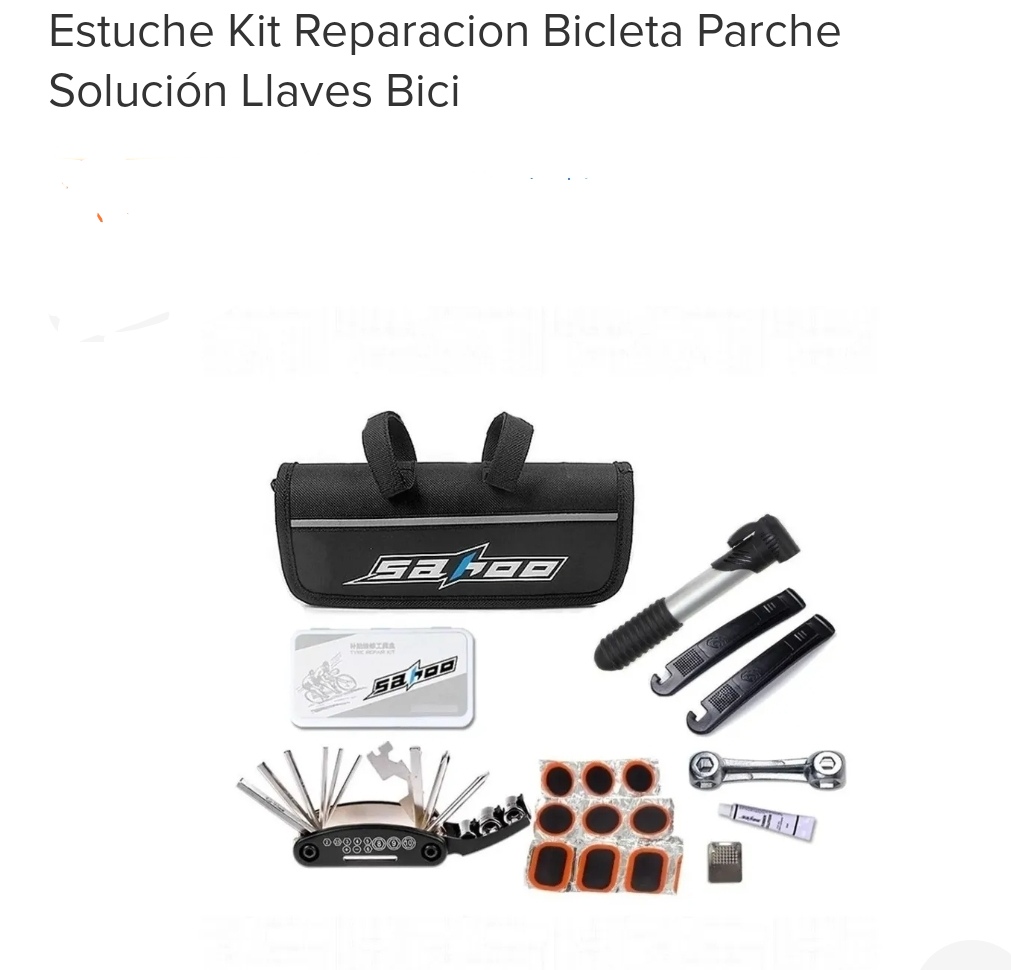 KIT REPARACION BICI EN ESTUCHE SAHOO