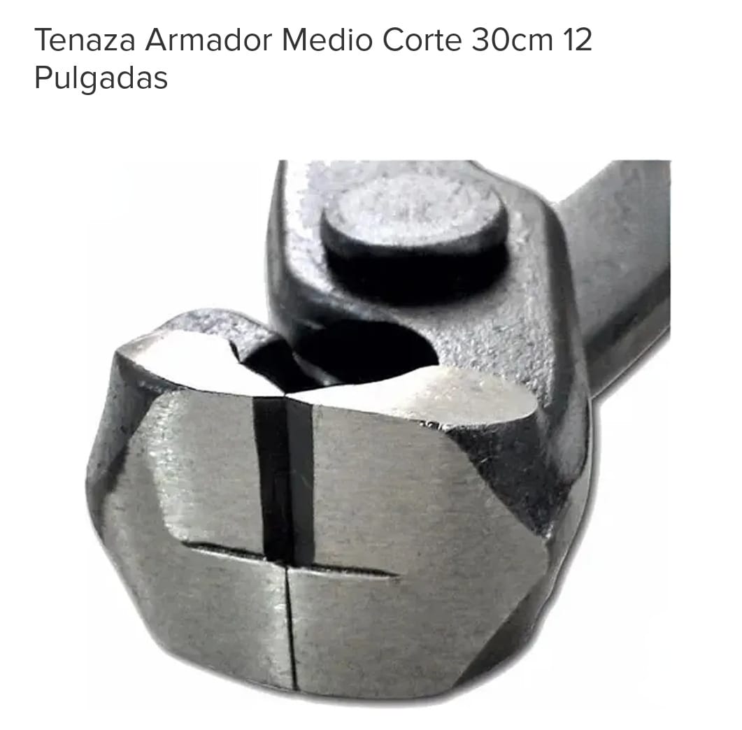 TENAZA ARMADOR 12" 30CM MEDIO CORTE PESADA (U570)