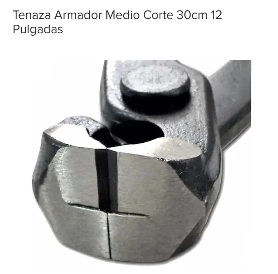 TENAZA ARMADOR 12" 30CM MEDIO CORTE PESADA (U570)