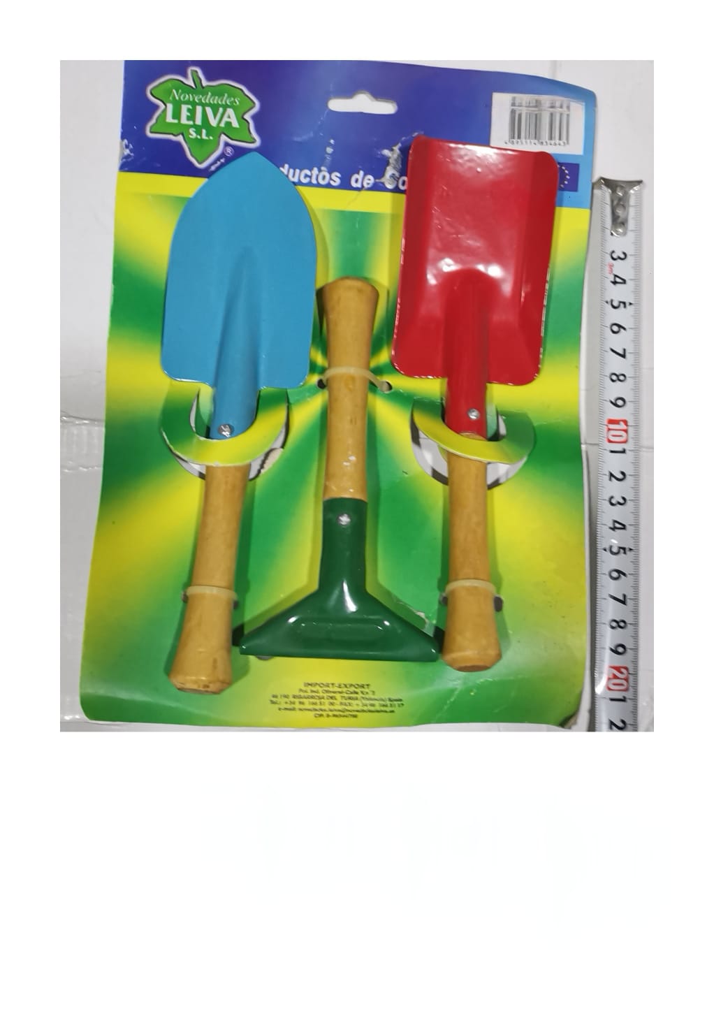 SET JARDIN MANGO MADERA X 3 COLORES (U150)