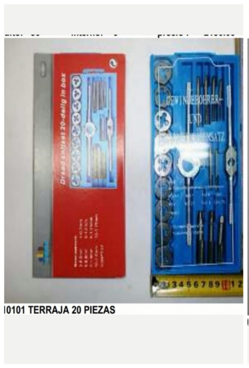 TERRAJA X 20 PZS (U1200)