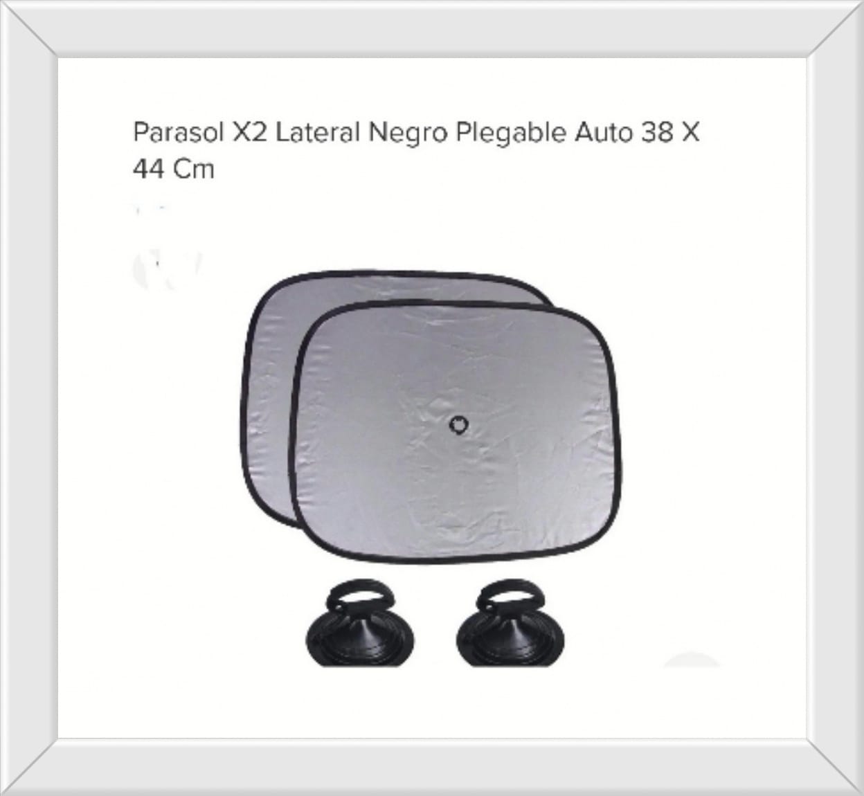 PARASOL LATERAL X 2PCS  NEGRO (U060)