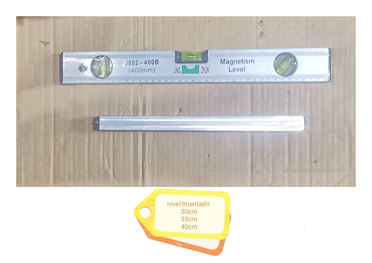 NIVEL ALUMINIO IMANTADO 40CM (U210)