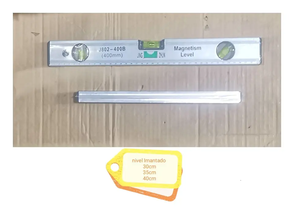 NIVEL ALUMINIO IMANTADO 40CM (U210)