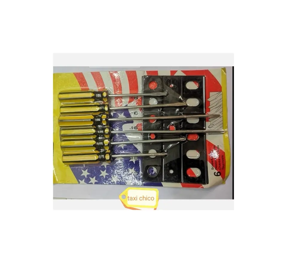 DESTORNILLADOR TAXI X 6PZS CHICO (U125)