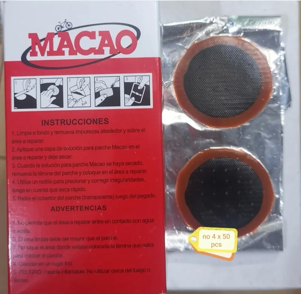 PARCHE MACAO N°4X 50 UNIDADES IMPORTADO (U200)