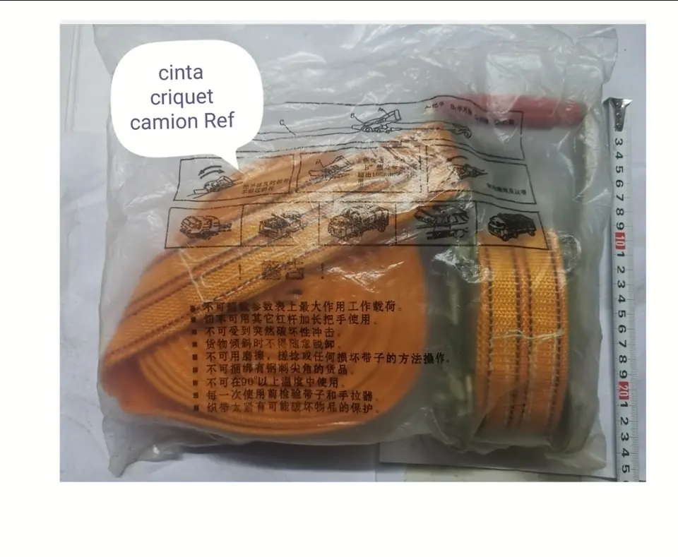CINTA AMARRE CON CRIQUE CAMION PESADA  10M (U1200)