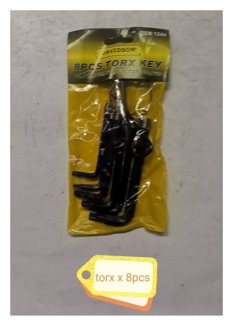 LLAVE TORX X8PCS LLAVERO (U125)