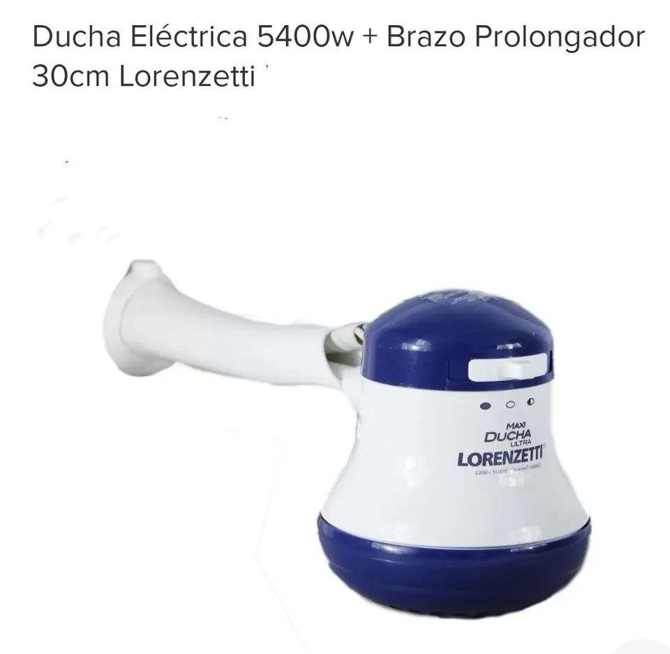 DUCHA LORENZETTI 5400W+BRAZO (U2500)