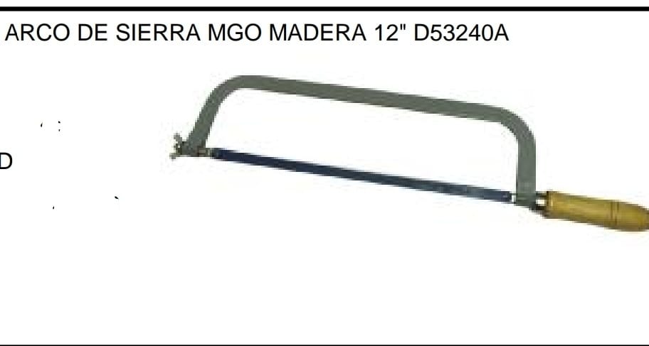 ARCO SIERRA MANGO MADERA (U160)
