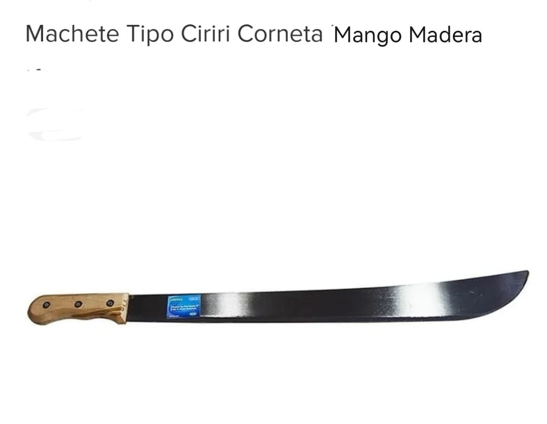 MACHETE MANGO MADERA 20" (U320)