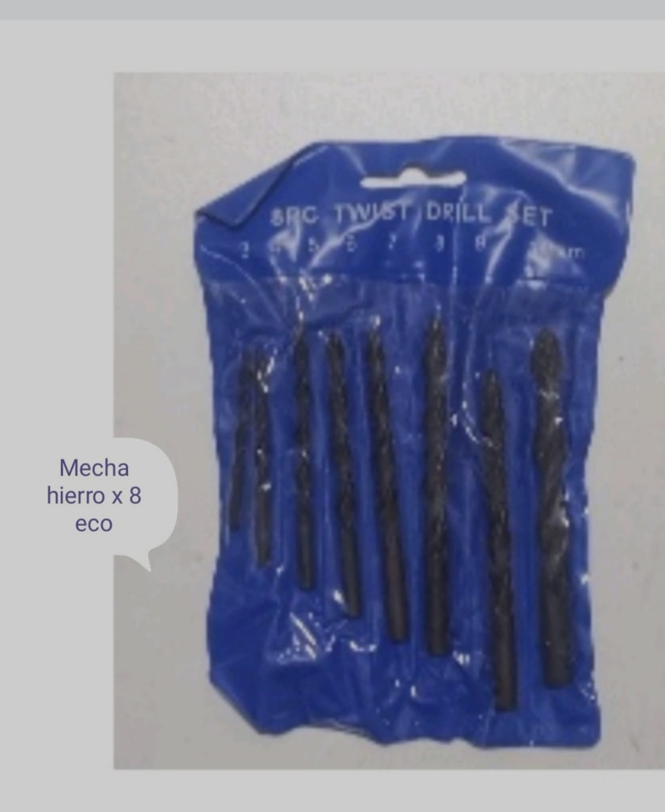 MECHA HIERRO ECO X 8PCS (U100)