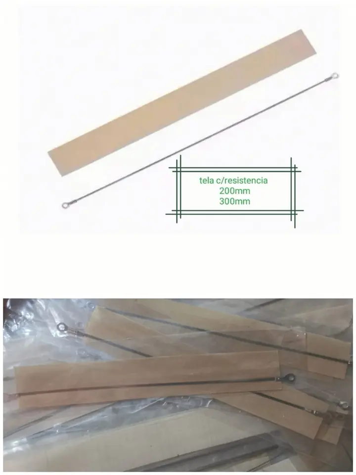 REPUESTO TELA Y RESISTENCIA PARA SELLADORA BOLSA 20 CM (U100)